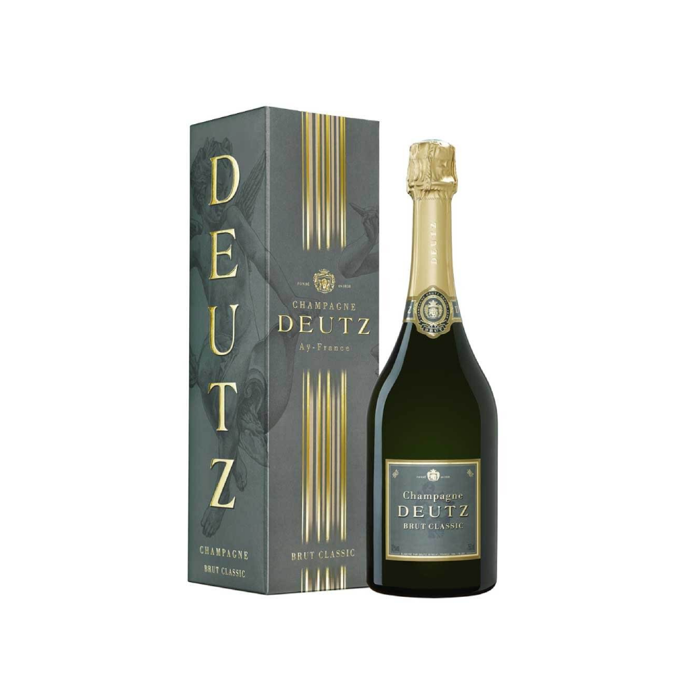 Deutz Brut Classic mit Champagner-Astuccio